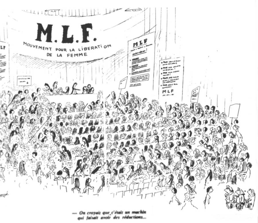 1972 6 aout L-Express Dessin de Sempe On croyait que c-etait MLF.jpg